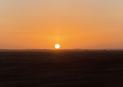 COUCHER DE SOLEIL CHEGAGA Voyage Desert Maroc