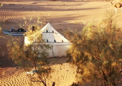 bivouac desert mhamid excursion circuit 4x4 sauvage 1 Voyage Desert Maroc