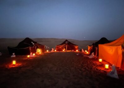 bivouac nuit plage blanche Voyage Desert Maroc